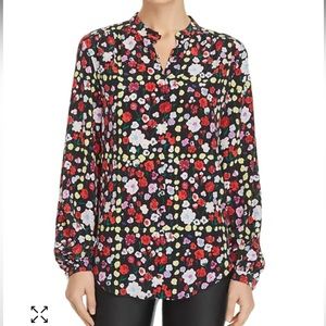 Equipment XS Cornelia Floral Silk Shirt